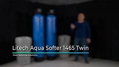 How to soften water? What is a twin softener? - Water softener "Litech Aqua Softer 1465 Twin"