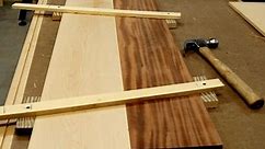 Homemade clamps to glue wood panels?
