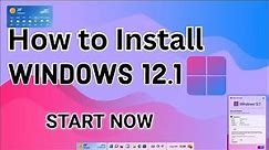 windows 12 installation step by step | how to install windows 12 | Windows 12 install kaise kare |