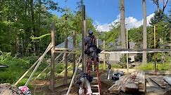 Pole Barn Construction And Instruction: Setting Post and Framing