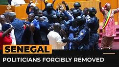 Police remove opposition members from Senegal parliament
