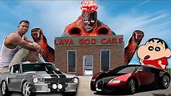 Lava God And Franklin Shinchan Open Car Dealership