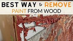 How to Remove Paint from Wood Furniture