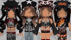 GRUNGE & DAHOOD roblox outfits w/ codes & links ♡