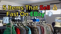 These items sell fast on ebay! #whatsoldonebay #makemoneyonline #sidehustle #ebayreseller #fliplife | Jride Flips