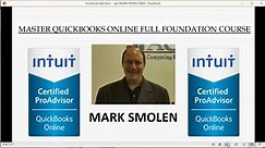 Master QuickBooks Online Full Foundation Course