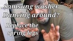 How to fix Samsung washer from shaking & throwing a code, #samsungwashingmachine