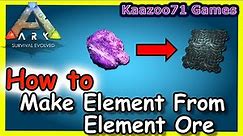How to Craft Element from Element Ore in Ark 💥
