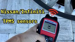 Nissan & Infiniti Tire Pressure Sensors Programming Instructions
