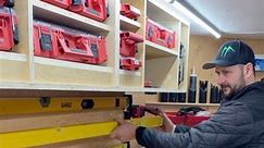 Doug @greenlee_construction__ getting after it in his awesome trailer setup! Check out this demo of our @stealthmounts Universal Level Mounts 🔥➡️ get your universal level holders today on Amazon Prime 🇨🇦🇺🇸 - link in bio! @kcitools . #tools #toolstorage #stabila #levels #newtools #milwaukee #milwaukeepackout #milwaukeetools #dewalt | KCI Tools