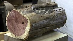 See The Beauty Inside This Log! - Wood Turning