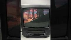 Broksonic CTSGT-8118CTT 9" Color TV VCR COMBO VHS Player / Recorder
