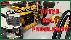 Cub Cadet LTX Drive Belt Replacement and Adjustment