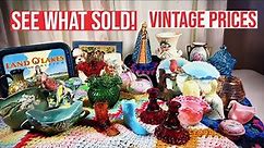 Vintage Glass & Pottery Prices! | Roseville, Fenton, Stangl Birds & More