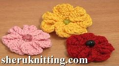 Knitting 7-Petal Flower