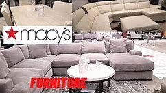 MACY'S FURNITURE SECTIONAL SOFAS ACCENT | SHOP WITH ME