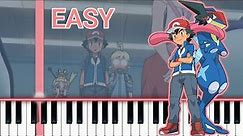 Pokemon XYZ Theme Song | Easy Piano Tutorial | Simple Piano