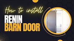 How to Install a Renin Barn Door | Detailed, step by step installation.