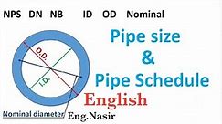 127 - Steel Pipe Size and Pipe schedule in English