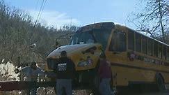 Kentucky school bus crash leaves 18 students, driver injured