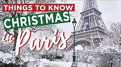 10 Things to KNOW about CHRISTMAS in Paris