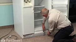 Refrigerator Repair - Replacing the Evaporator Drain Pan (Whirlpool Part # W10614158)