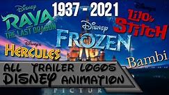 All Walt Disney Animation Trailer Logos (1937-2021)