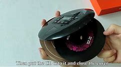 How to turn on HOTT Portable CD Player