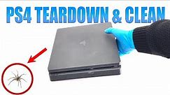 THIS PS4 HASN'T BEEN CLEANED IN 3 YEARS - PS4 SLIM TEARDOWN & CLEAN