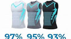 🔥2023 New Version ANYIDEA™ Ionic Shaping Vest,Comfortable and breathable ice-silk fabric,For men to build a perfect body🔥