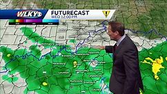 Impact weather tomorrow morning for shower chances