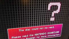 DVD video and Wii format discs in a GameCube don't work (of course)