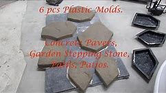 DIY Concrete Pavers. EBay Molds.
