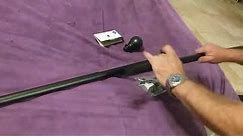 How to assemble Walmart Mainstays 30 - 84 in. decorative curtain rod- in 46 seconds