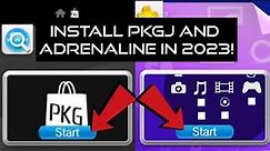 How to install PKGJ and Adrenaline in 2023