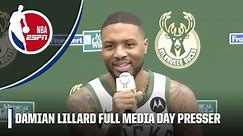 Dame's hyped to play with 'THE BEST PLAYER IN THE LEAGUE' 🔥 [FULL PRESS CONFERENCE] | NBA Media Day