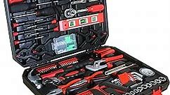 238pcs Black Hand Tool Box Set,Tool Kits For Mechanics Portable, Home Craft Tool with Tape Rule,Claw Hammer,Claw Hammer,Art Knife,Pincer Pliers