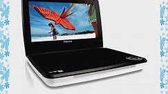 Philips PD9030/37 9-Inch Portable DVD Player (White/Black)