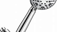 Shower Head, High Pressure 6-Setting Handheld Shower Head, Astomi Chrome Showerhead with 71 Inches Stainless Steel Hose and Adjustable Bracket
