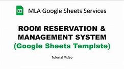 Room Reservation & Management System (Google Sheets Template) | Hotel/Staycation (Tagalog Tutorial)