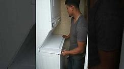 How to replace the lid swtich on a Frigidaire. Stackable washer n dryer combo. P.N# 137353302