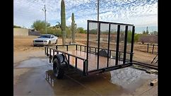 Building a 6' x 12' Utility Trailer - 3,500 lb Capacity Using Engineered Trailer Plans.