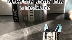 Make the photo into a necklace #jewelry#necklace#photonecklace#customizedgift#customizednecklace#tiktokmademebuyit