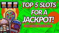 TOP 5 HIGH LIMIT SLOTS 🎰 Best Slots to Play for a Jackpot! 💵