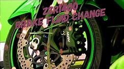 Brake fluid change | Kawasaki ZZR1400 | ZX-14