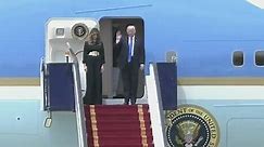 President Trump arrives in Saudi Arabia with the First Lady