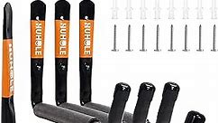 HUHOLE Heavy Duty Garage Ladder Hooks, Wall Mount Ladder Hangers with 9.8" Jumbo Arm, Utility Hooks for Bike, Folding Chair, Bulk Items
