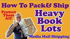 How to Package and Ship Heavy Books with Media Mail! Selling Book Sets on eBay! USPS shipping!