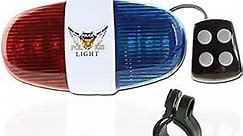 LEAGY Bicycle Bell with 6 LED Lights, Electronic Bike Horn with 4 Loud, Crisp Siren Sounds, Suitable for Adults and Kids