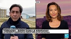 Etats-Unis : Joe Biden part pour le Kentucky, frappé par des tornades dévastatrices - Vidéo Dailymotion